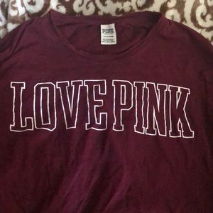 PINK cotton crop top